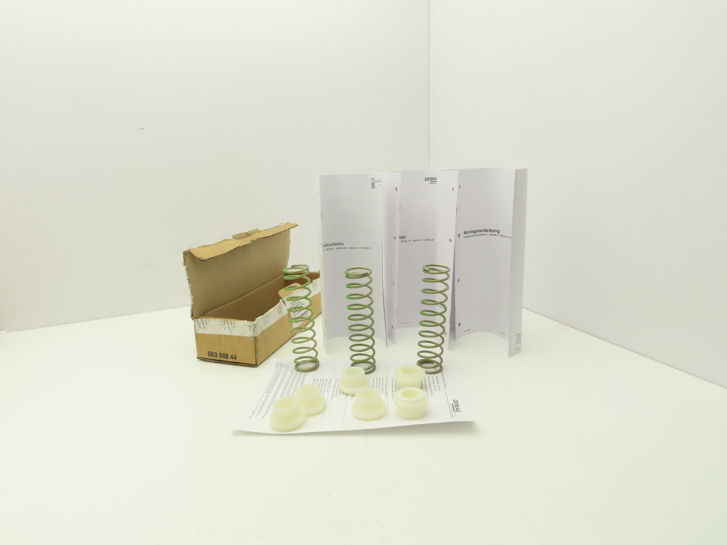 Demag Crane 83728633 DK10 Hoist Cut-Out Spacer Sleeve 3 Spring Set