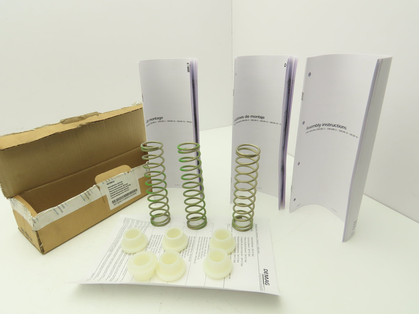 Demag Crane 83728633 DK10 Hoist Cut-Out Spacer Sleeve 3 Spring Set