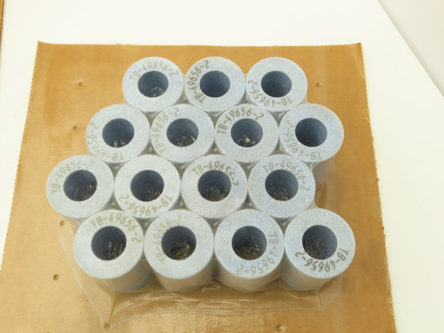 Norton TB-49656-2 120L Grit Grinding Wheel 1-3/8"Dia x 2"W x 11/16"ID Lot of 55