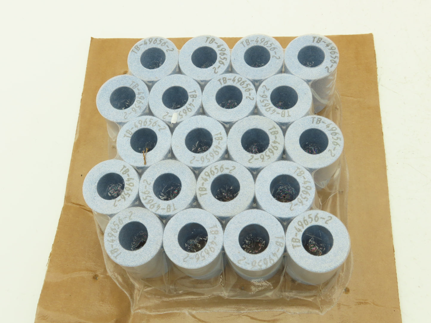 Norton TB-49656-2 120L Grit Grinding Wheel 1-3/8"Dia x 2"W x 11/16"ID Lot of 55