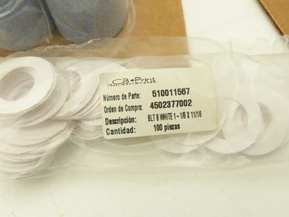 Norton TB-49656-2 120L Grit Grinding Wheel 1-3/8"Dia x 2"W x 11/16"ID Lot of 55