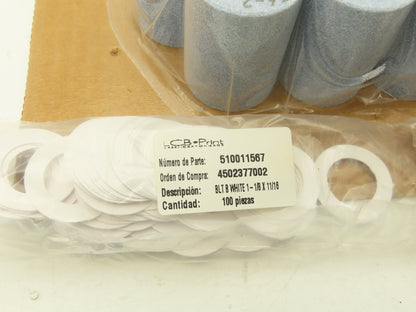 Norton TB-49656-2 120L Grit Grinding Wheel 1-3/8"Dia x 2"W x 11/16"ID Lot of 55