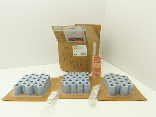 Norton TB-49656-2 120L Grit Grinding Wheel 1-3/8"Dia x 2"W x 11/16"ID Lot of 55