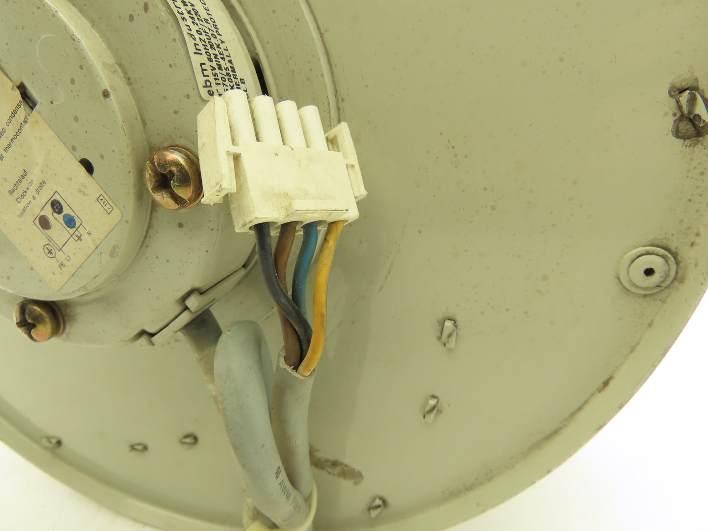 Ebm MK085-4EK.07.R Centrifugal Blower Fan Backward-Curved 12.5"Dia 115V 1PH