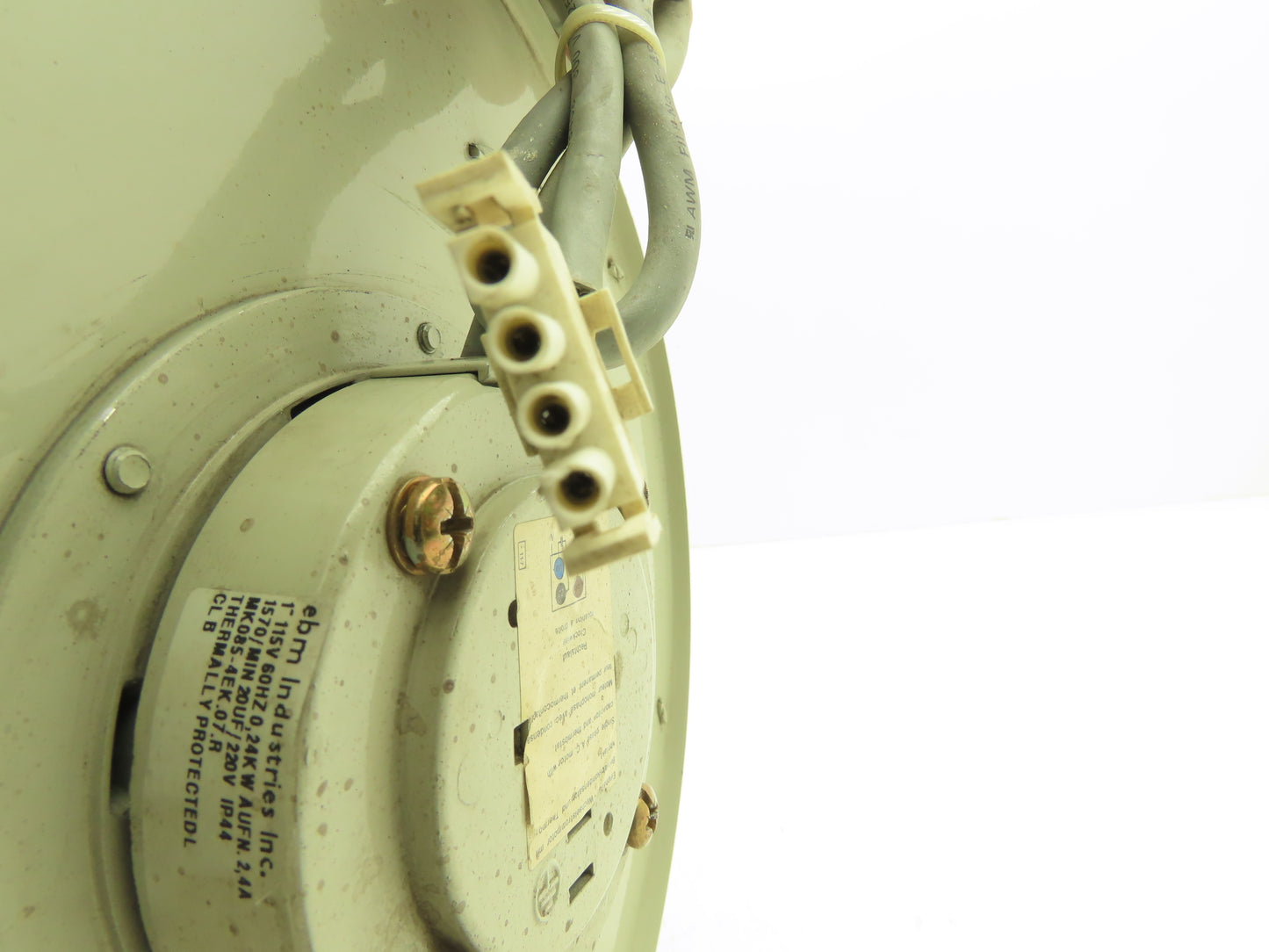 Ebm MK085-4EK.07.R Centrifugal Blower Fan Backward-Curved 12.5"Dia 115V 1PH