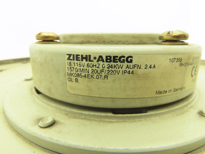 Ziehl-Abegg MK085-4EK.07.R Centrifugal Blower Fan Backward-Curved 12.5" 115V 1PH