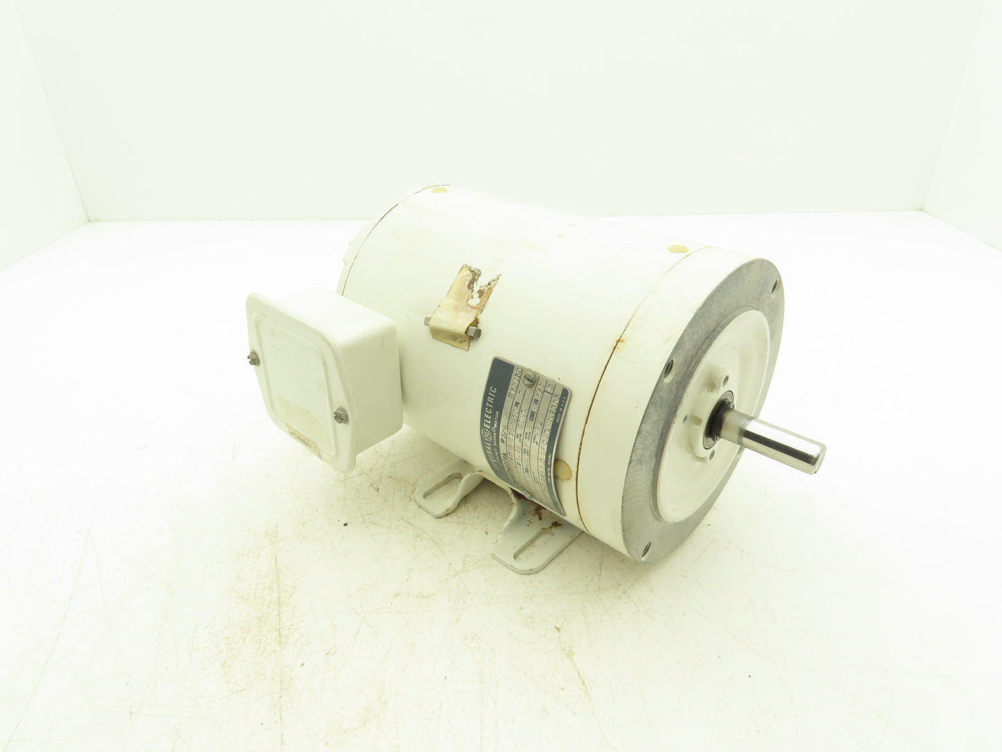 General Electric AC Motor 3/4 Hp 3450RPM 208-230/460V 3Ph 56C Washdown Duty
