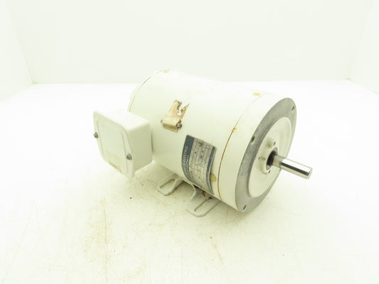 General Electric AC Motor 3/4 Hp 3450RPM 208-230/460V 3Ph 56C Washdown Duty