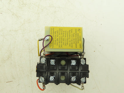 Warrick 2D1F0 Control Relay 115/230VAC 1/2Hp 10VDC Coil