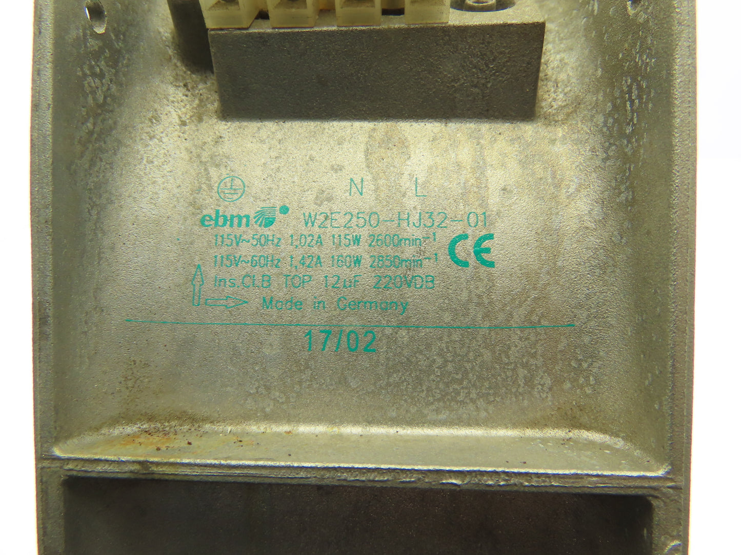 Ebm W2E250-HJ32-01 Axial Cooling Fan 11"Square 115V 1PH 1100CFM M2E068-DF