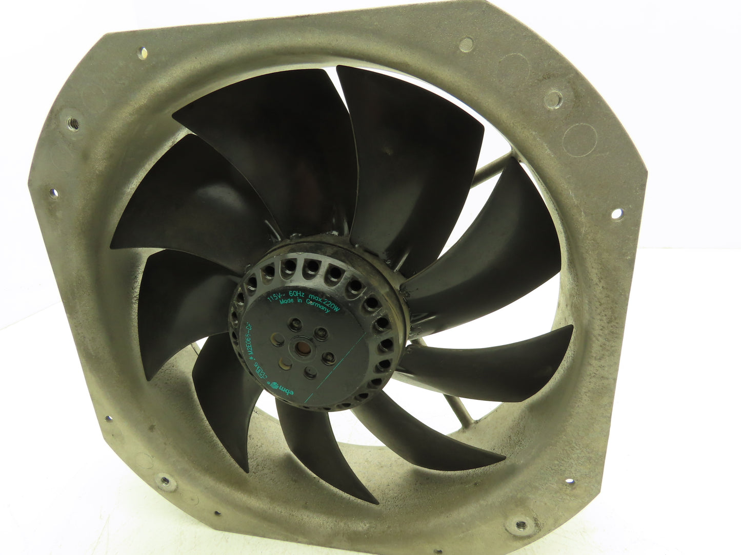 Ebm W2E250-HJ32-01 Axial Cooling Fan 11"Square 115V 1PH 1100CFM M2E068-DF