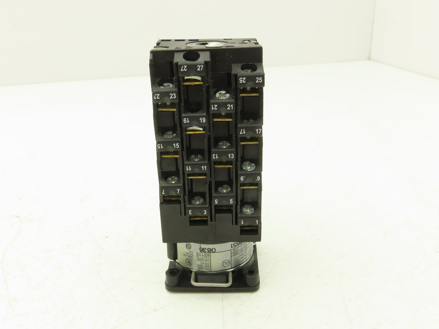 Telemecanique 9003AEQ3819 Rotary Cam Switch Assy 300VAC 12A W KAD1PZ Knob