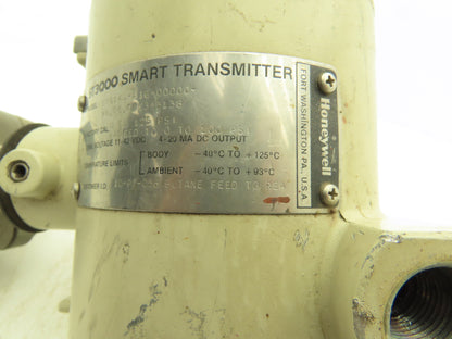 Honeywell ST3000 Smart Pressure Transmitter Sensor 11-42VDC 0-125PSI 1/2"NPT