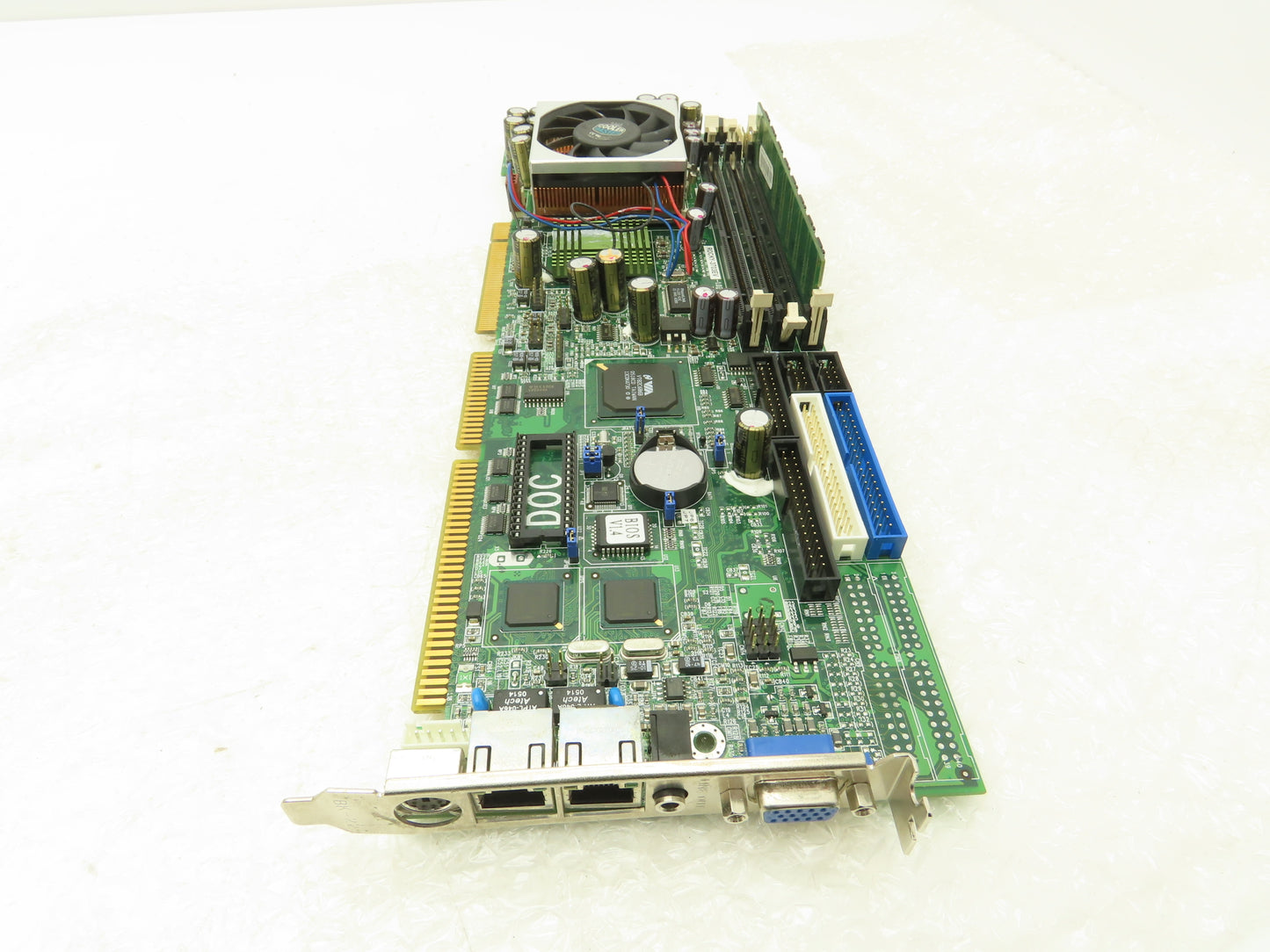 IEI ROCKY-3786EVGU2-RS-R41 V4.1 CPU Board Socket 370 W VGA 2-RJ45 Ethernet Port