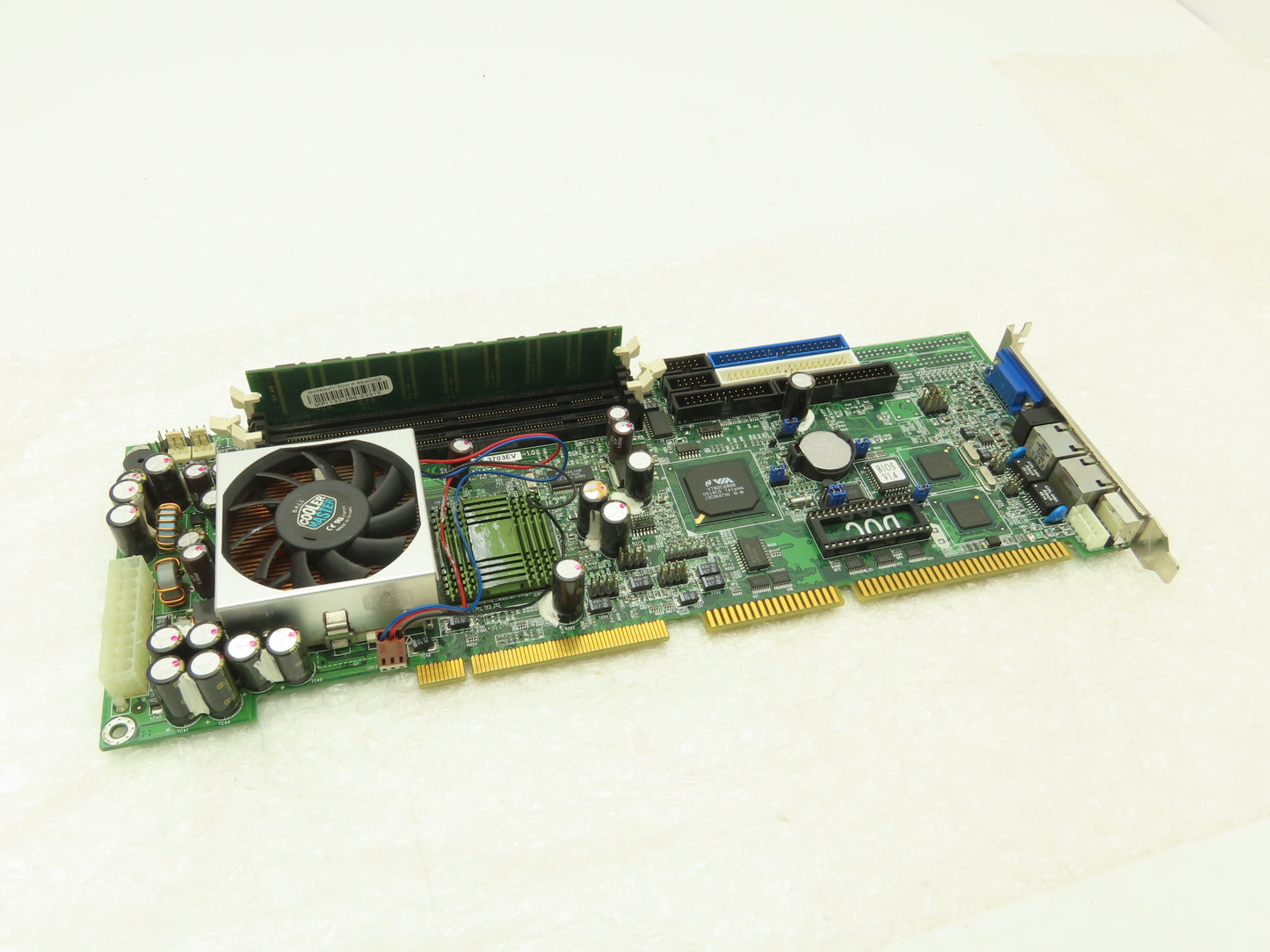 IEI ROCKY-3786EVGU2-RS-R41 V4.1 CPU Board Socket 370 W VGA 2-RJ45 Ethernet Port