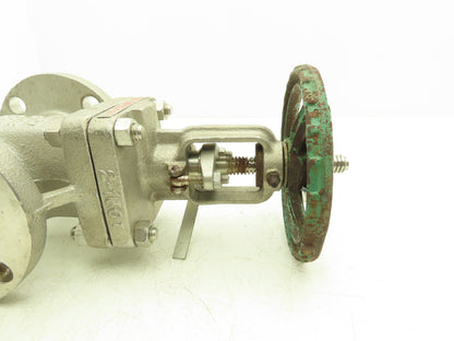 Kitz 2-150 Stainless Gate Valve 2" Flanged Class 150 170PSI Rising Stem