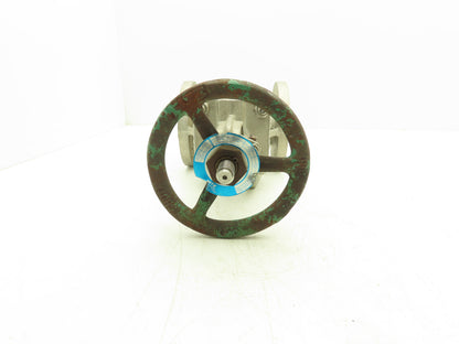 Kitz 2-150 Stainless Gate Valve 2" Flanged Class 150 170PSI Rising Stem