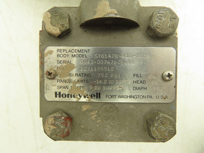 Honeywell ST3000 Smart Pressure Transmitter Sensor 11-42VDC 0-125PSI 1/2"NPT