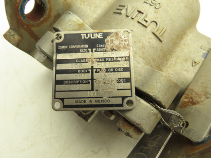 Xomox Tufline 067 9T3290 Stainless Plug Valve 2" Flanged CF8M Class 150