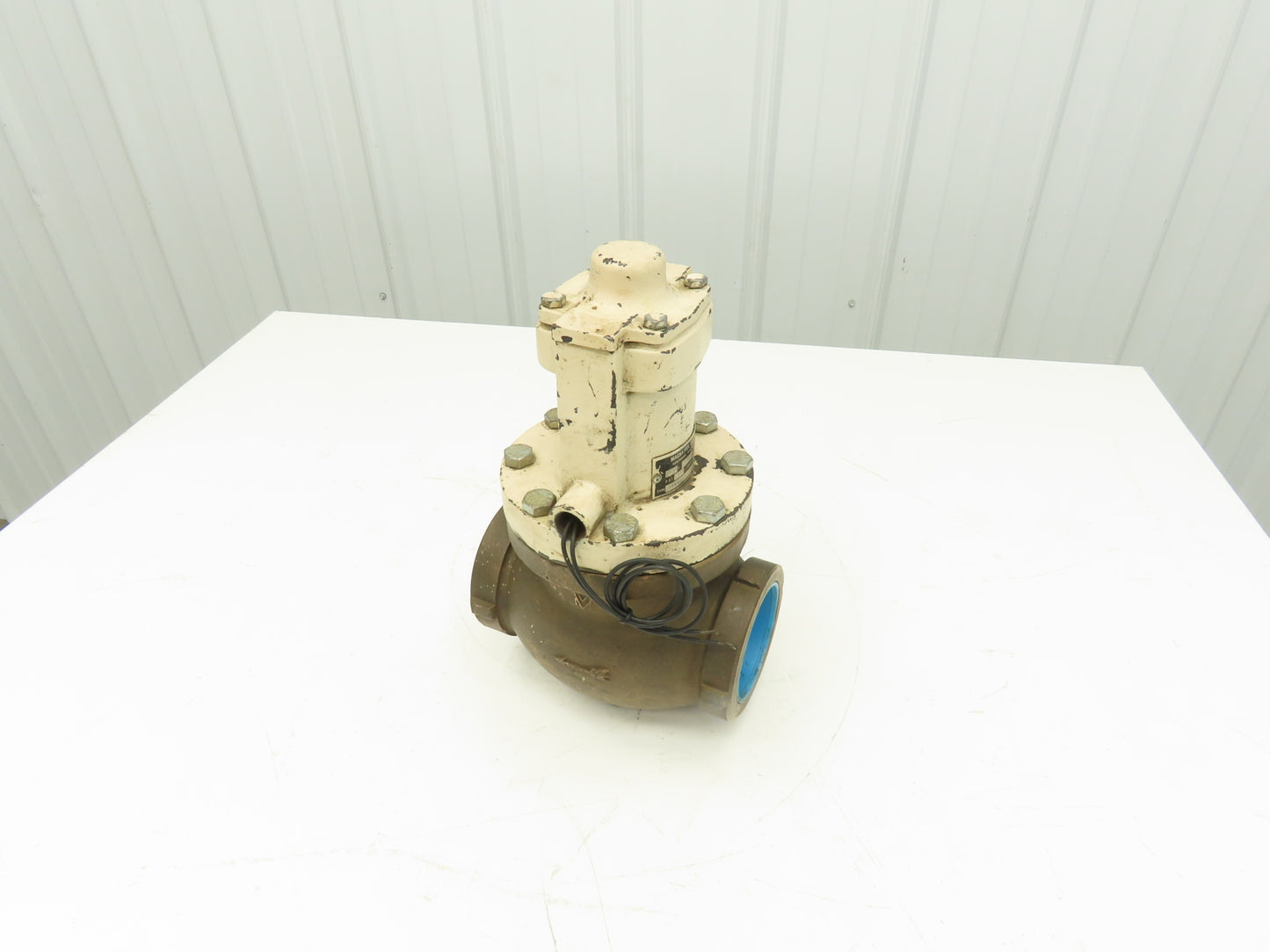 Magnatrol 44A39 Bronze Solenoid Valve 3"NPT 120V Full Port Normally Closed