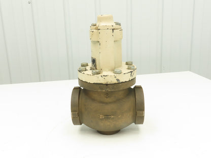 Magnatrol 44A39 Bronze Solenoid Valve 3"NPT 120V Full Port Normally Closed