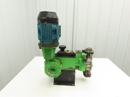 Pulsafeeder Pulsar 25H Hydraulic Diaphragm Metering Pump 9.75 GPH 1/2"NPT 460V