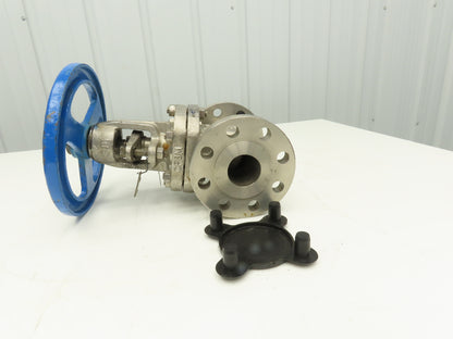 DSI 2-300 Stainless Gate Valve 2" Flanged Class 300 720PSI Rising Stem API603