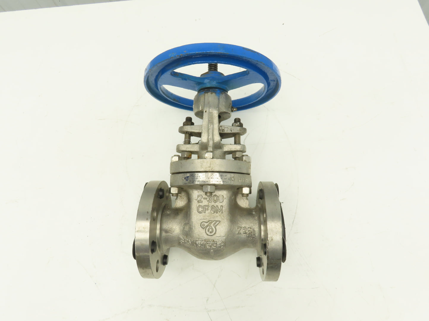 DSI 2-300 Stainless Gate Valve 2" Flanged Class 300 720PSI Rising Stem API603