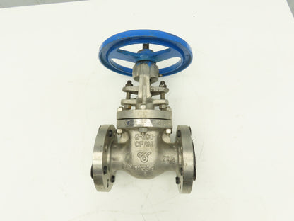 DSI 2-300 Stainless Gate Valve 2" Flanged Class 300 720PSI Rising Stem API603