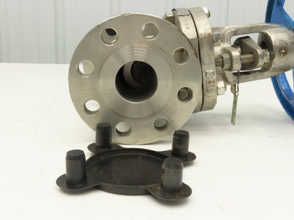 DSI 2-300 Stainless Gate Valve 2" Flanged Class 300 720PSI Rising Stem API603
