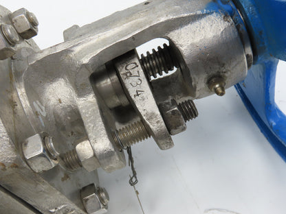 DSI 2-300 Stainless Gate Valve 2" Flanged Class 300 720PSI Rising Stem API603