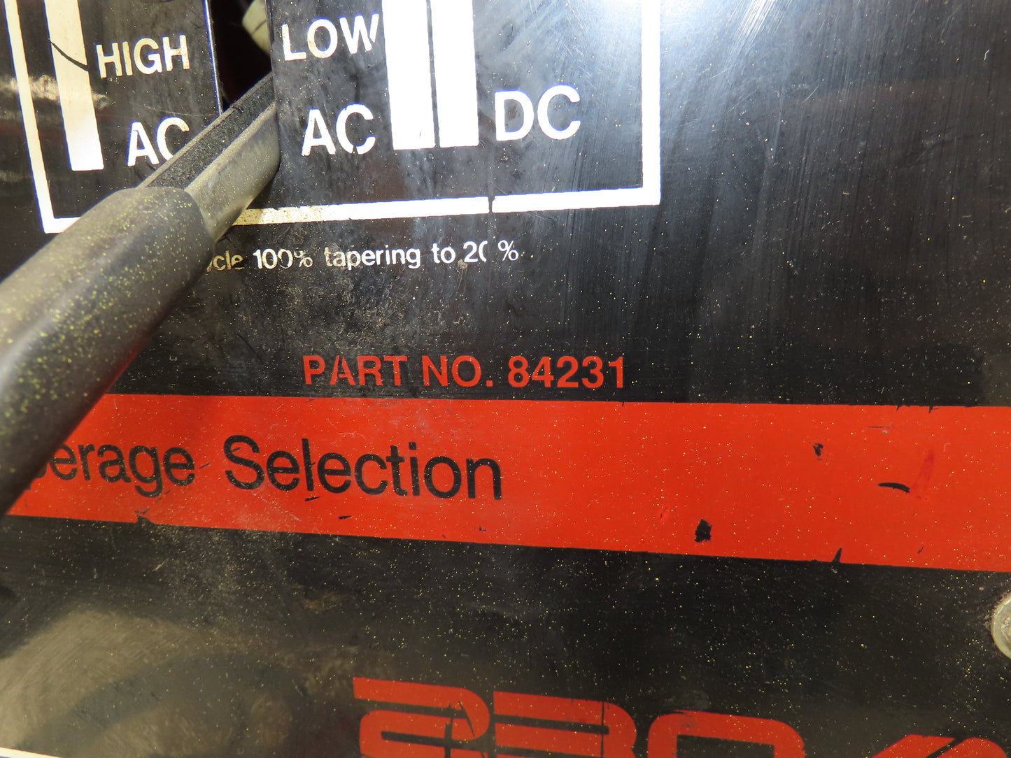 Century 110-114-115 Stick Welder 230/140 Amp AC/DC 230VAC Power Unit With Lead