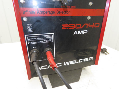 Century 110-114-115 Stick Welder 230/140 Amp AC/DC 230VAC Power Unit With Lead