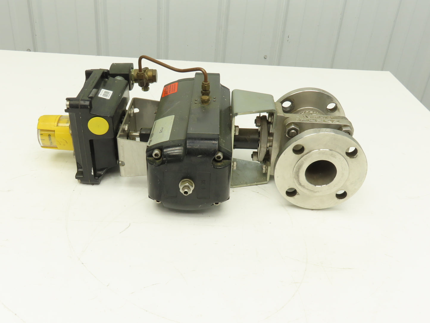 Velan 01413-SSE 2" 150 Stainless Ball Valve Flowserve Automax Pneumatic Actuator