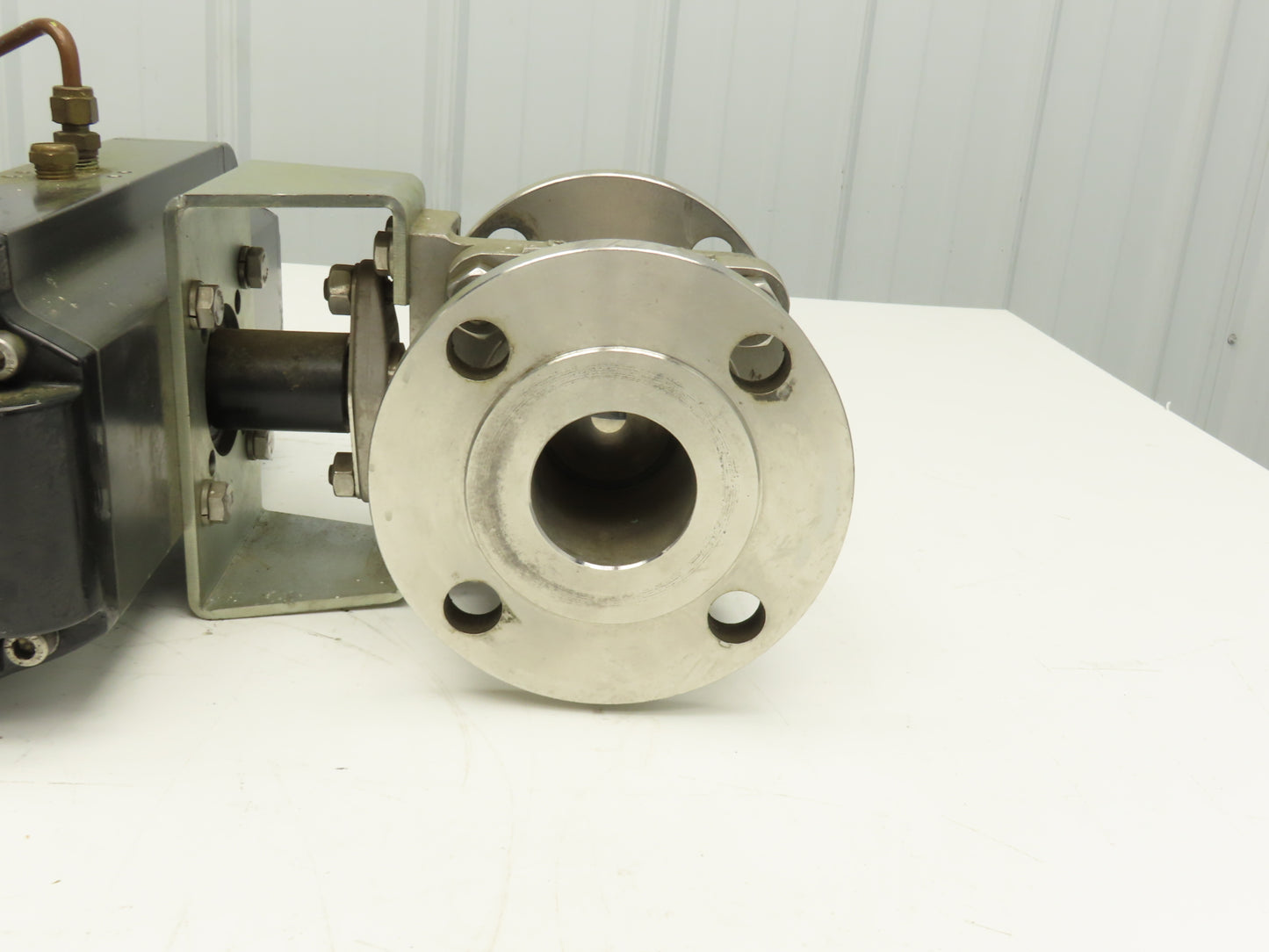 Velan 01413-SSE 2" 150 Stainless Ball Valve Flowserve Automax Pneumatic Actuator