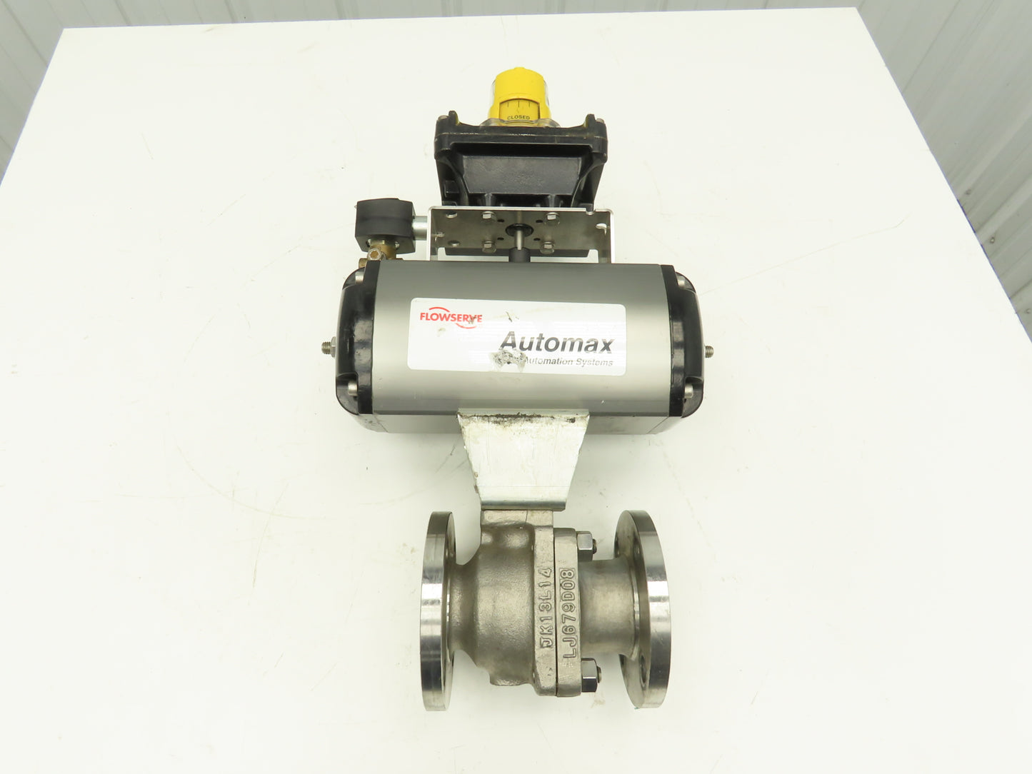 Velan 01413-SSE 2" 150 Stainless Ball Valve Flowserve Automax Pneumatic Actuator