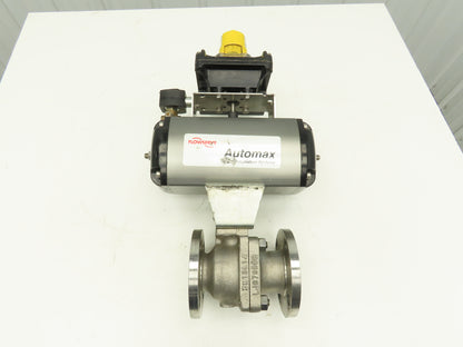 Velan 01413-SSE 2" 150 Stainless Ball Valve Flowserve Automax Pneumatic Actuator