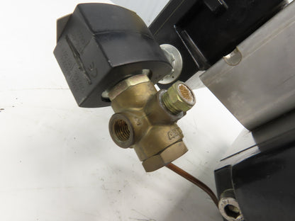 Velan 01413-SSE 2" 150 Stainless Ball Valve Flowserve Automax Pneumatic Actuator