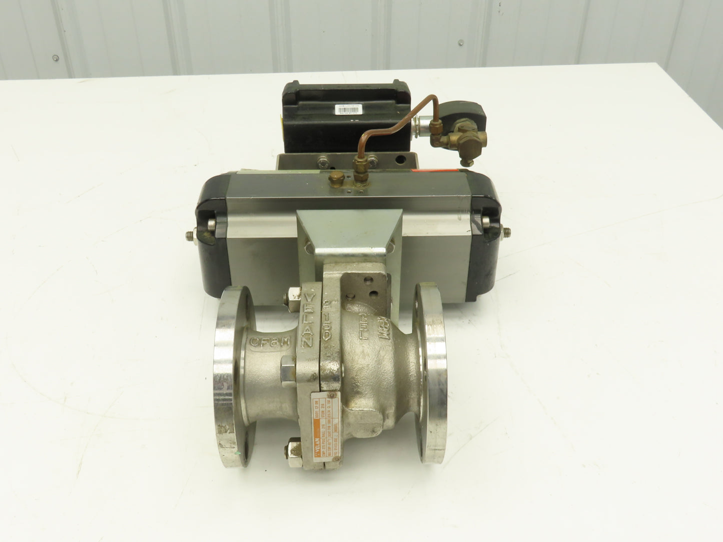 Velan 01413-SSE 2" 150 Stainless Ball Valve Flowserve Automax Pneumatic Actuator