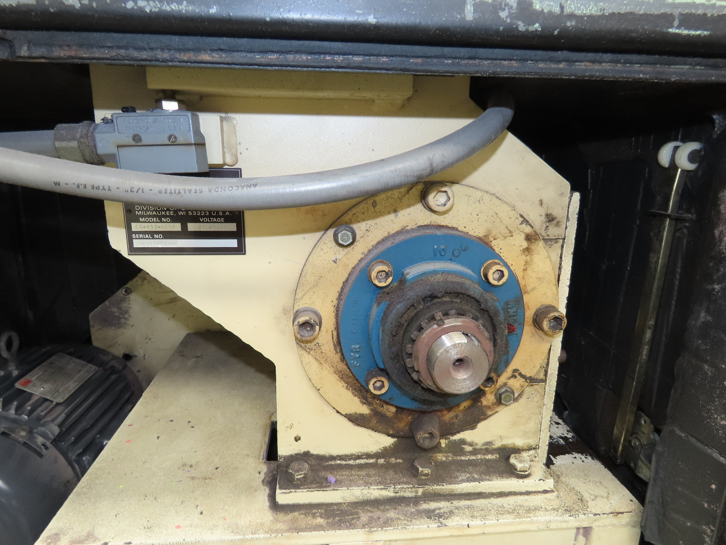 Ball & Jewell CG-812-SCSX Plastic Granulator Shredder Chipper 7.5HP 230/460V 3Ph