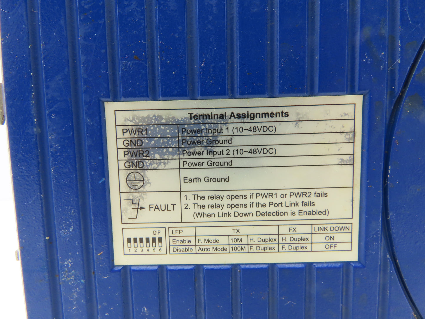 B&B Electronics EIR-M-SC Elinx Ethernet Media Converter Switch Module Din Rail