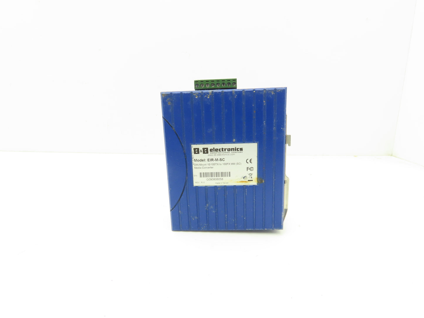 B&B Electronics EIR-M-SC Elinx Ethernet Media Converter Switch Module Din Rail
