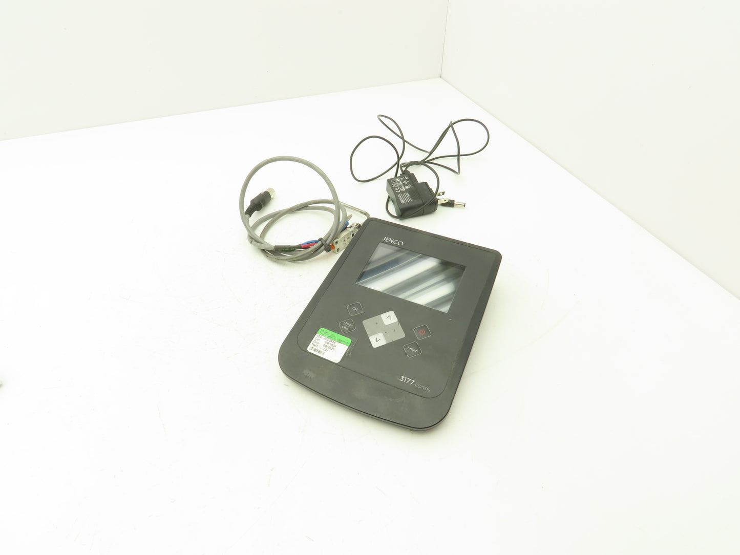 Jenco 3177 EC/TDS Conductivity/TDS/Salinity Basis Benchtop Meter 120V or 6 AAA