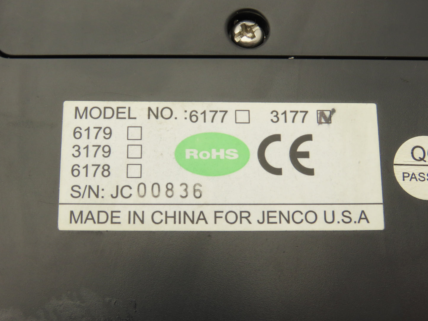 Jenco 3177 EC/TDS Conductivity/TDS/Salinity Basis Benchtop Meter 120V or 6 AAA