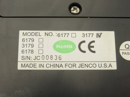 Jenco 3177 EC/TDS Conductivity/TDS/Salinity Basis Benchtop Meter 120V or 6 AAA