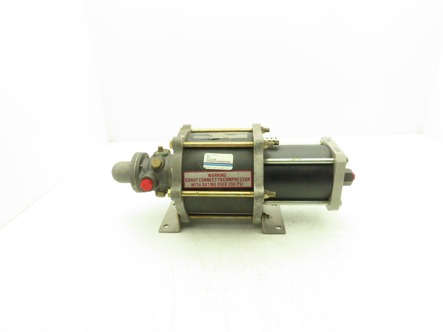 Sprague S-86-JN-2 Gas Booster Pump Air Operated 2:1 Ratio 22 SCFM 1/2"NPT
