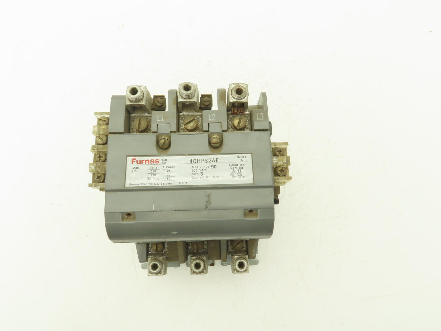 Furnas 40HP32AF Contactor Motor Starter 3Ph 600v 50Hp Ser A Coil 120v