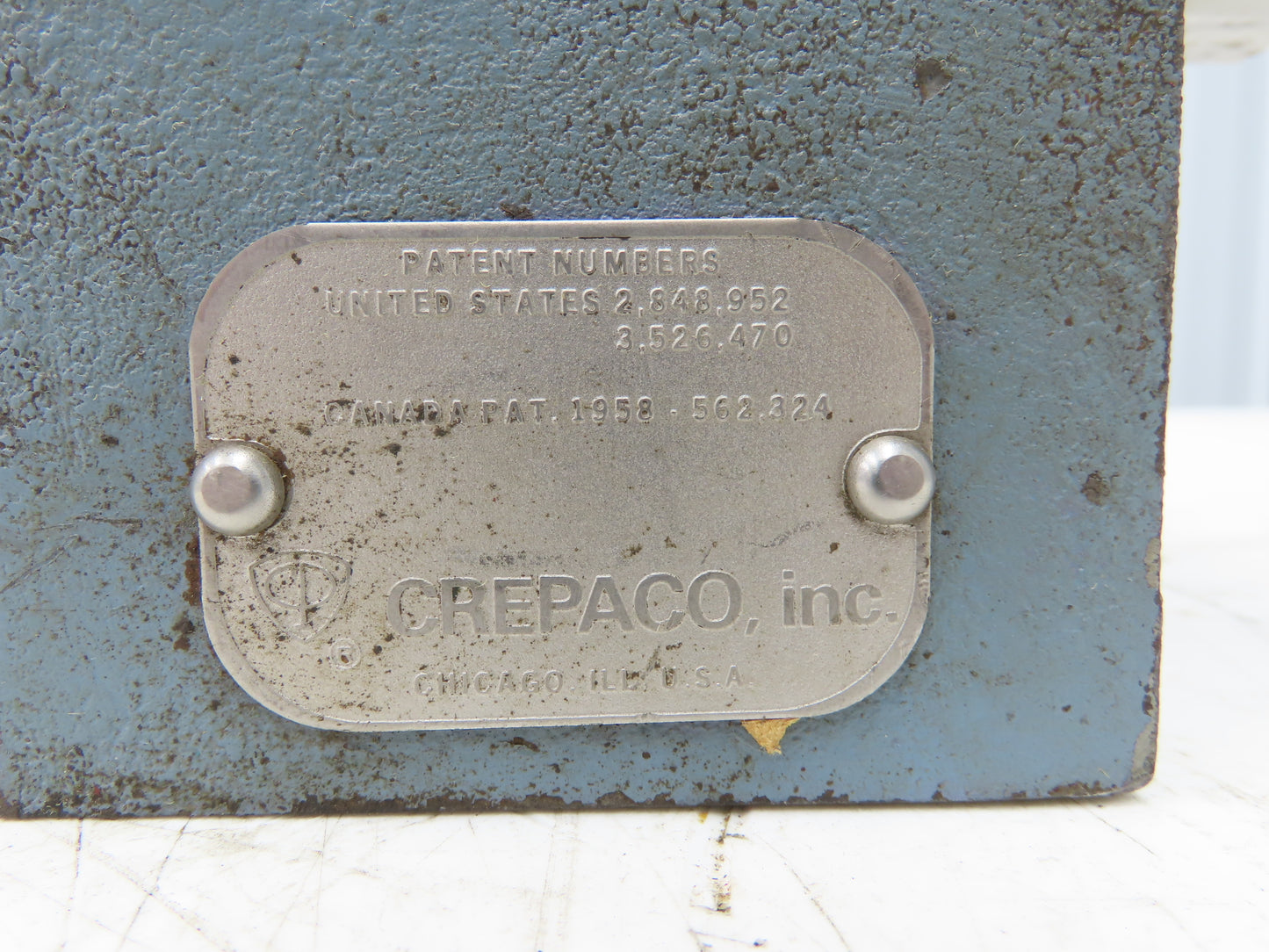 Crepaco R6UR Positive Displacement Pump Gearbox Drive 1" Shaft