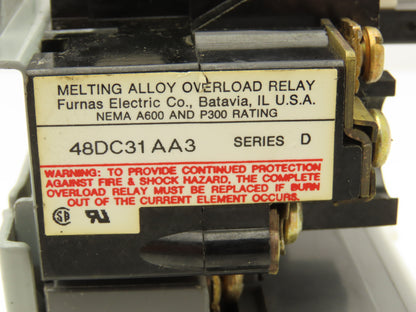 Furnas 14DP32A*9 AC Contactor Motor Starter 10Hp 600VAC 3Ph 75DF14 Contact Kit
