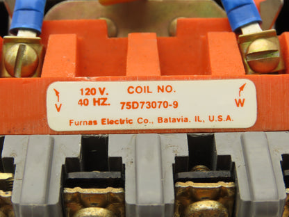 Furnas 14DP32A*9 AC Contactor Motor Starter 10Hp 600VAC 3Ph 75DF14 Contact Kit